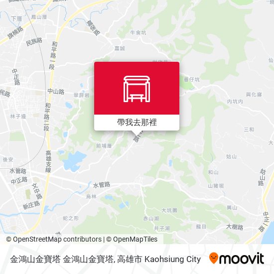 金鴻山金寶塔 金鴻山金寶塔地圖