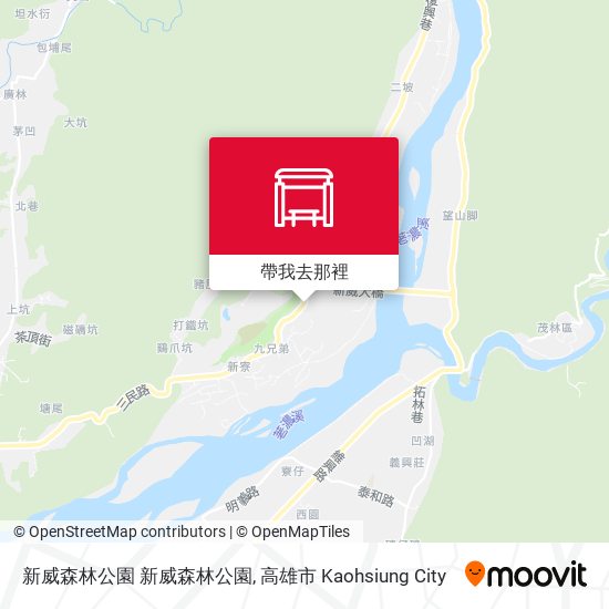 新威森林公園 新威森林公園地圖