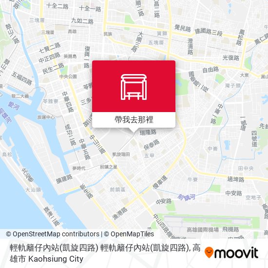 輕軌籬仔內站(凱旋四路) 輕軌籬仔內站(凱旋四路)地圖