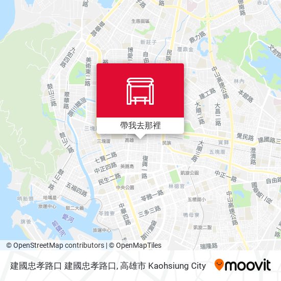 建國忠孝路口 建國忠孝路口地圖