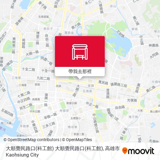 大順覺民路口(科工館) 大順覺民路口(科工館)地圖