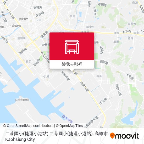 二苓國小(捷運小港站) 二苓國小(捷運小港站)地圖