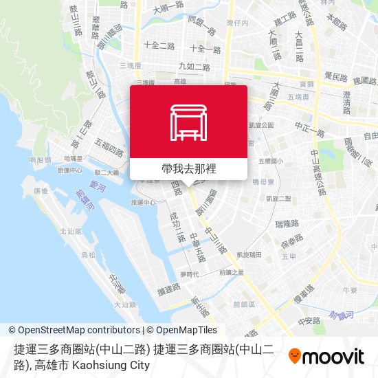 捷運三多商圈站(中山二路) 捷運三多商圈站(中山二路)地圖