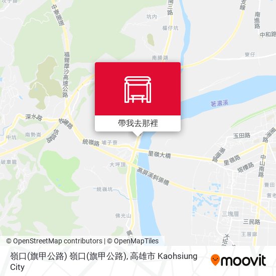 嶺口(旗甲公路) 嶺口(旗甲公路)地圖