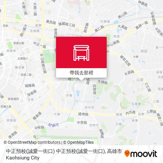 中正預校(誠愛一街口) 中正預校(誠愛一街口)地圖