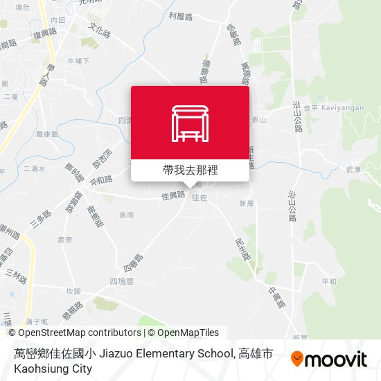萬巒鄉佳佐國小 Jiazuo Elementary School地圖
