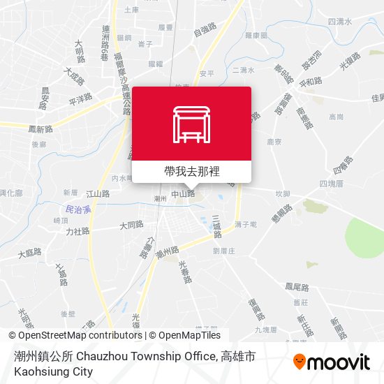 潮州鎮公所 Chauzhou Township Office地圖