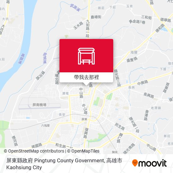 屏東縣政府 Pingtung County Government地圖