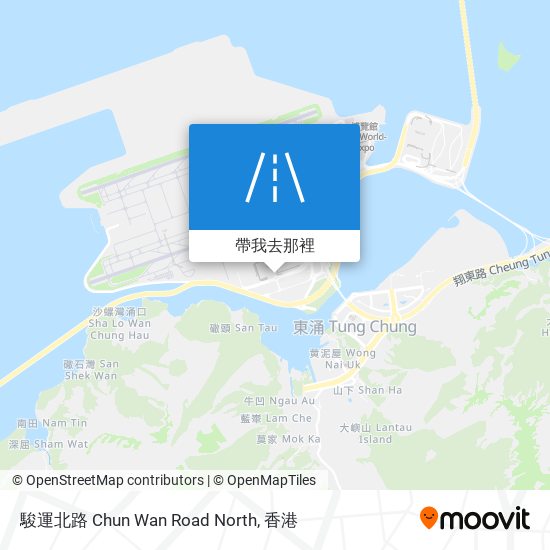 駿運北路 Chun Wan Road North地圖