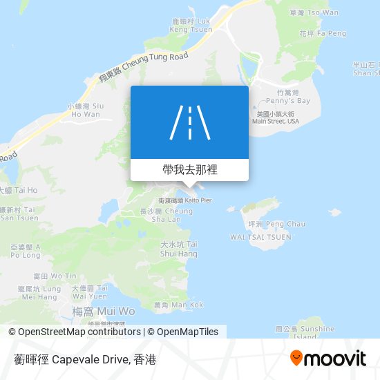 蘅暉徑 Capevale Drive地圖