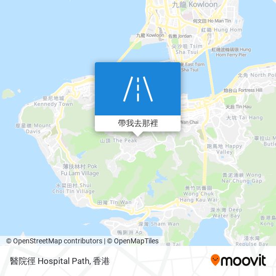 醫院徑 Hospital Path地圖