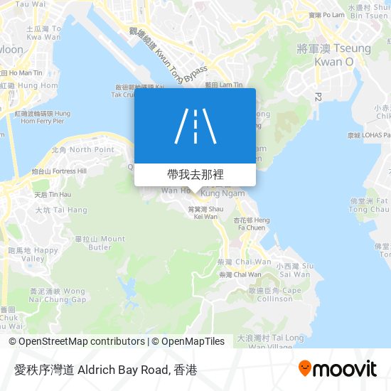 愛秩序灣道 Aldrich Bay Road地圖