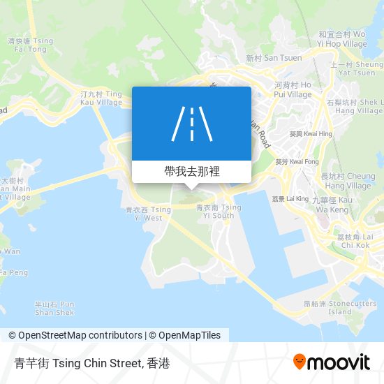 青芊街 Tsing Chin Street地圖