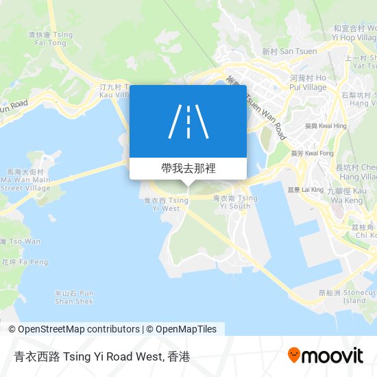 青衣西路 Tsing Yi Road West地圖