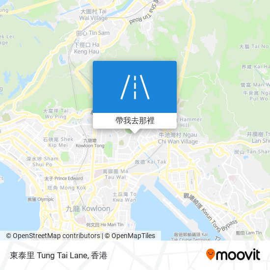 東泰里 Tung Tai Lane地圖