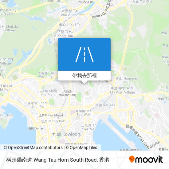 橫頭磡南道 Wang Tau Hom South Road地圖
