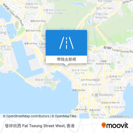發祥街西 Fat Tseung Street West地圖
