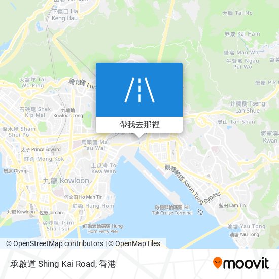 承啟道 Shing Kai Road地圖
