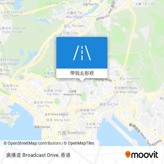 廣播道 Broadcast Drive地圖