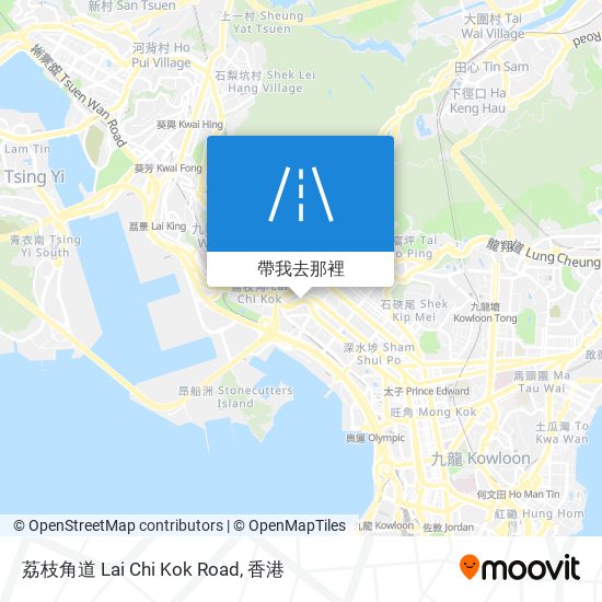 荔枝角道 Lai Chi Kok Road地圖