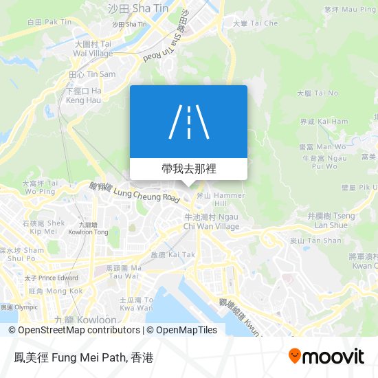 鳳美徑 Fung Mei Path地圖