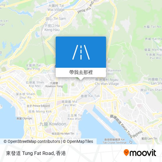 東發道 Tung Fat Road地圖
