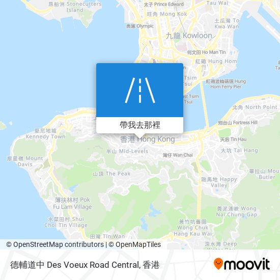 德輔道中 Des Voeux Road Central地圖