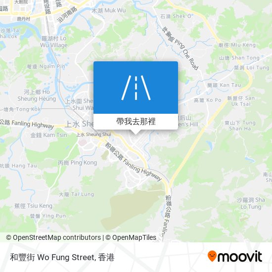 和豐街 Wo Fung Street地圖
