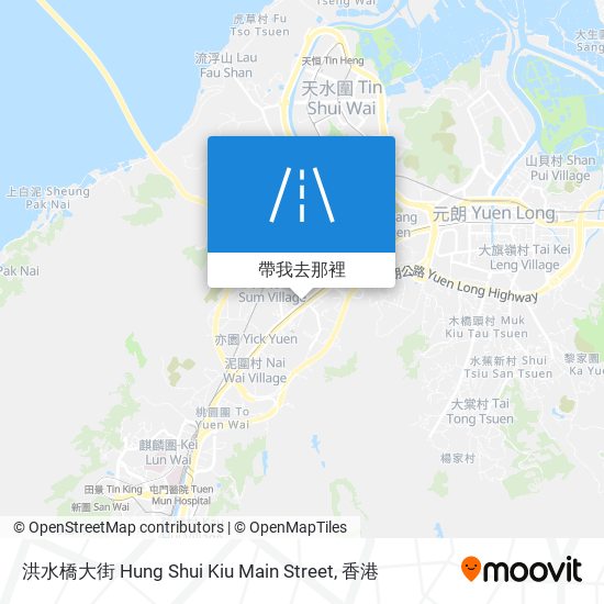 洪水橋大街 Hung Shui Kiu Main Street地圖