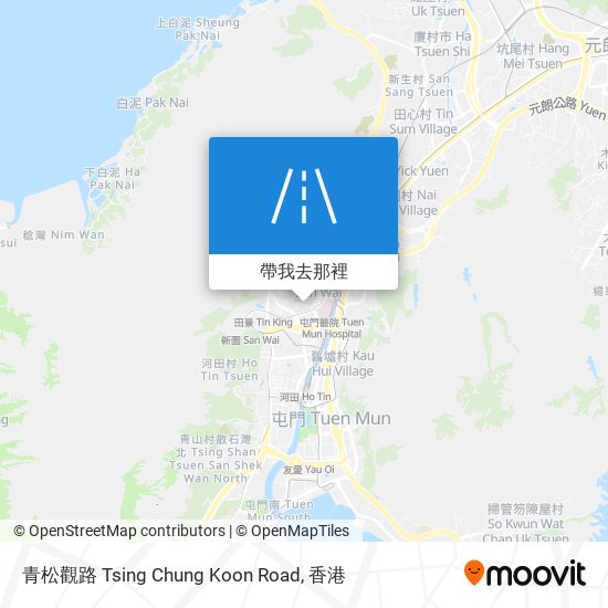 青松觀路 Tsing Chung Koon Road地圖
