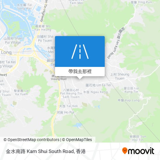 金水南路 Kam Shui South Road地圖