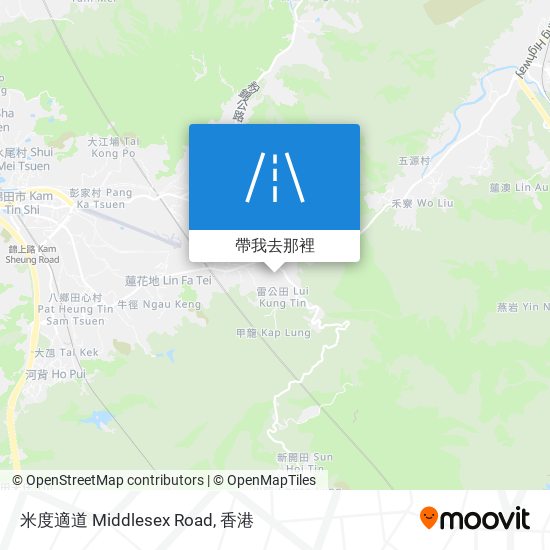 米度適道 Middlesex Road地圖