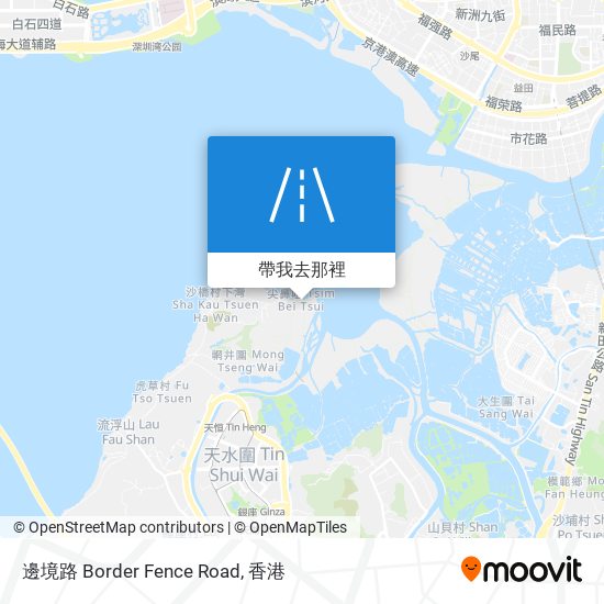 邊境路 Border Fence Road地圖