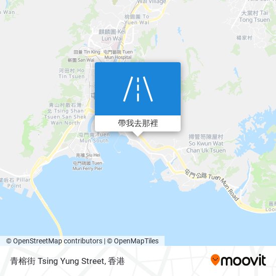 青榕街 Tsing Yung Street地圖