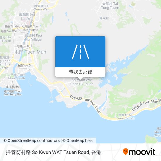 掃管笏村路 So Kwun WAT Tsuen Road地圖