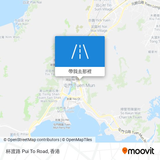 杯渡路 Pui To Road地圖