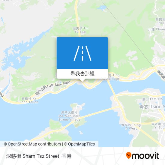 深慈街 Sham Tsz Street地圖