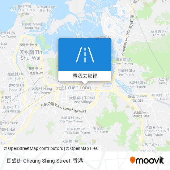 長盛街 Cheung Shing Street地圖