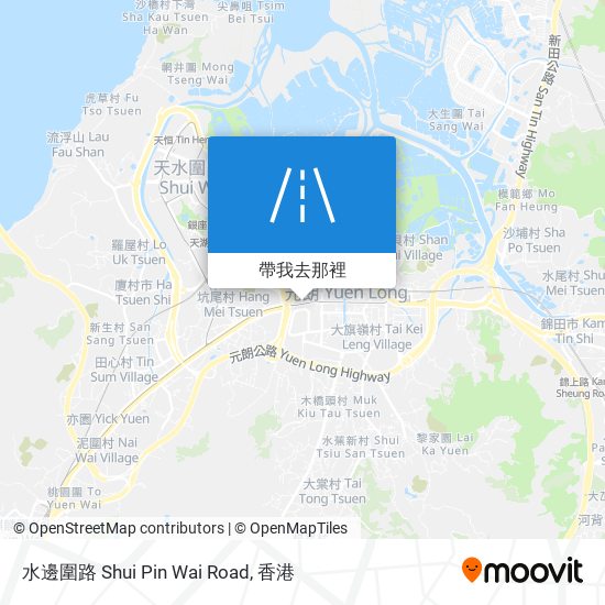 水邊圍路 Shui Pin Wai Road地圖