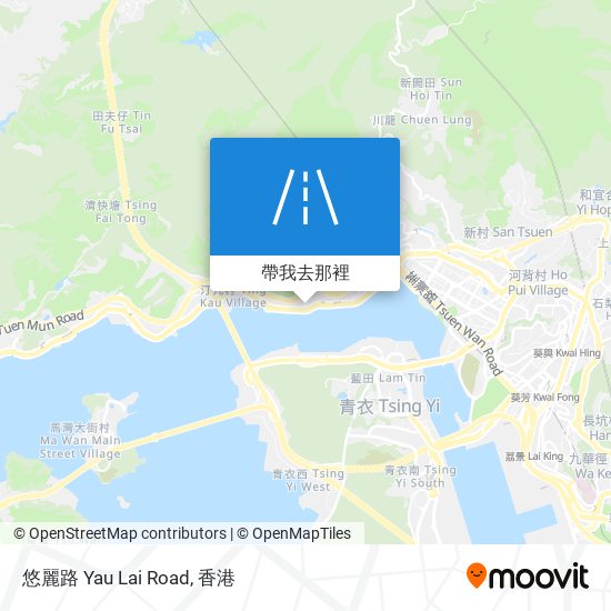 悠麗路 Yau Lai Road地圖