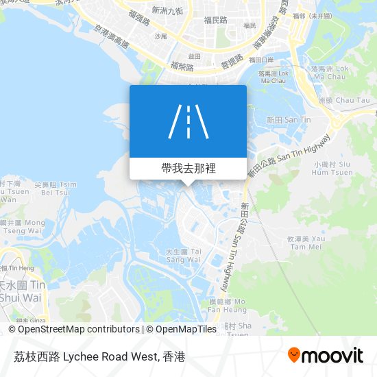 荔枝西路 Lychee Road West地圖