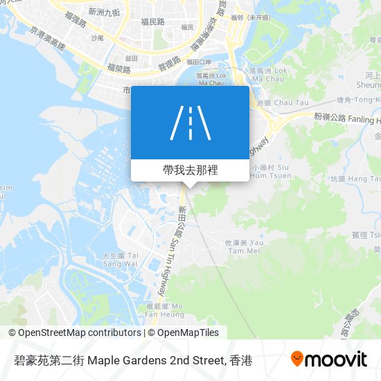 碧豪苑第二街 Maple Gardens 2nd Street地圖