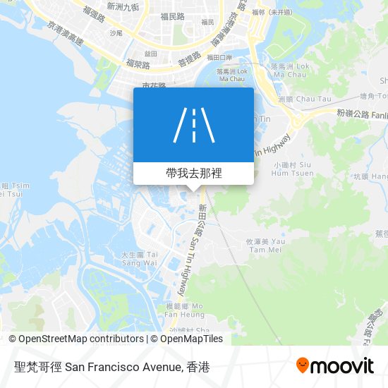 聖梵哥徑 San Francisco Avenue地圖