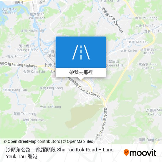 沙頭角公路－龍躍頭段 Sha Tau Kok Road – Lung Yeuk Tau地圖