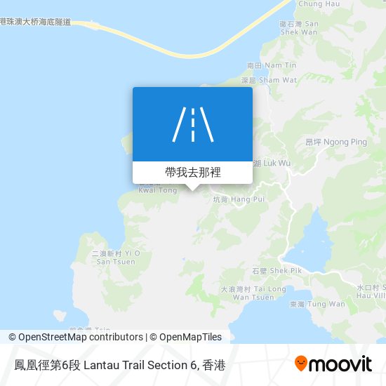 鳳凰徑第6段 Lantau Trail Section 6地圖