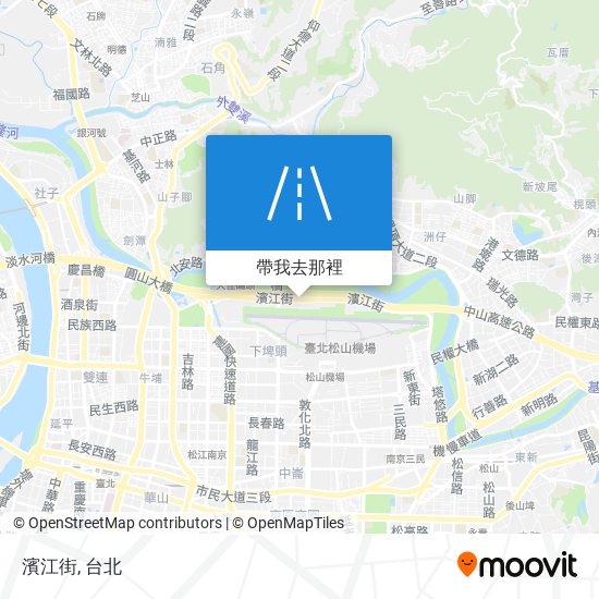 濱江街地圖