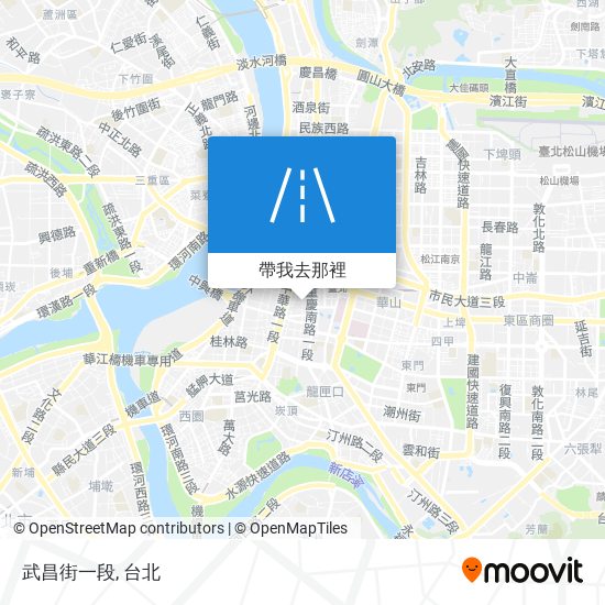 武昌街一段地圖