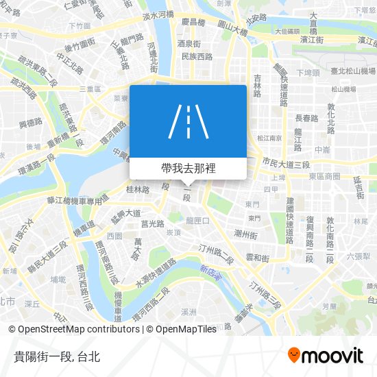 貴陽街一段地圖