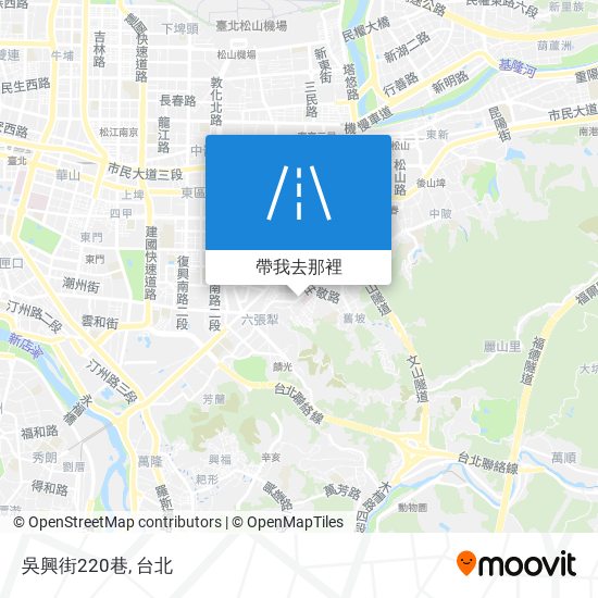 吳興街220巷地圖