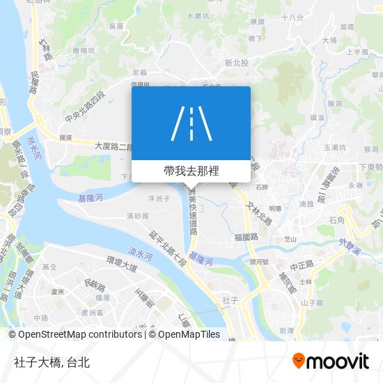 社子大橋地圖